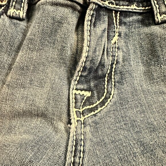 Women's 9/10 Vigoss "The New York Slim Boot" Mid Rise Jeans Embroidered Pockets - Picture 13 of 13